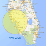 A map of sw florida with the location of the area.